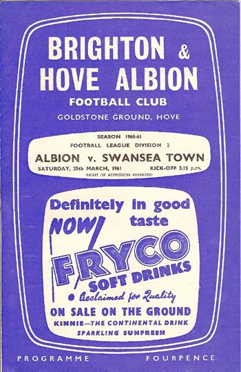 Brighton & Hove Albion FC v Swansea Town